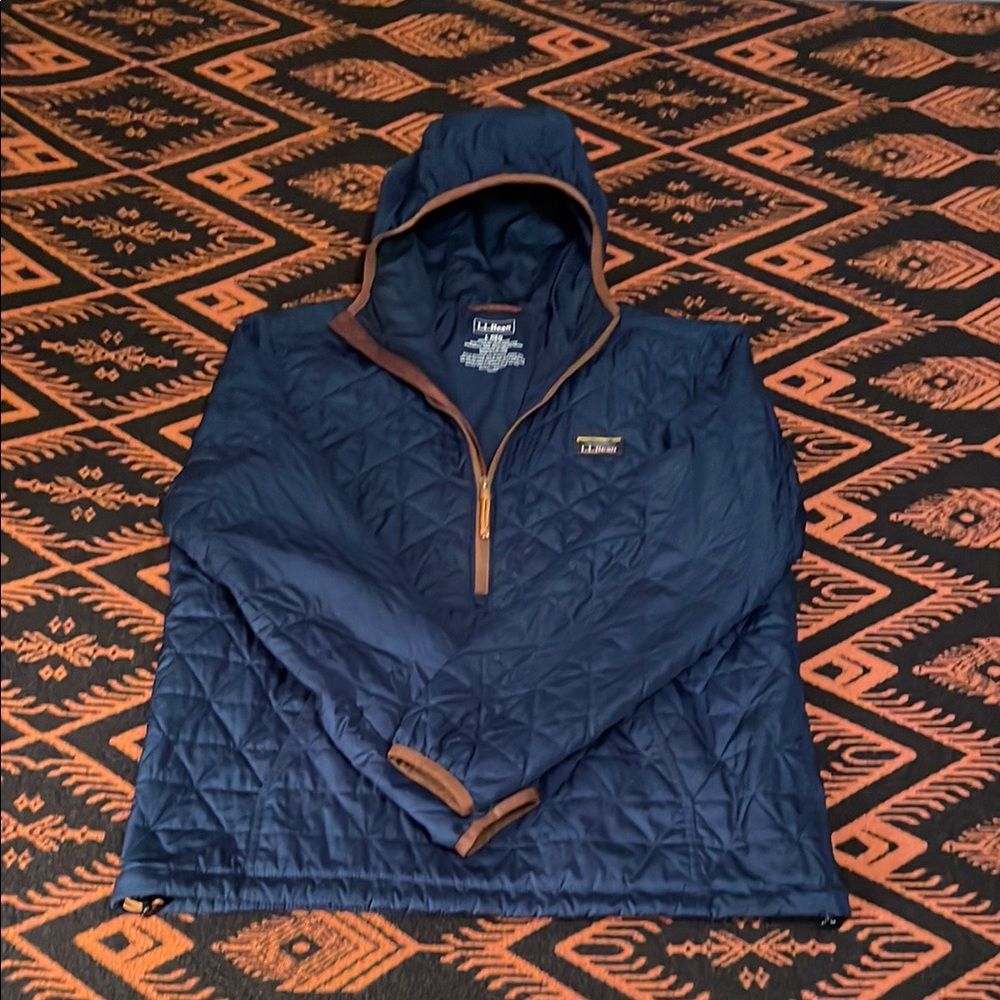 L.L. Bean Men's Blue Quilted Jacket
